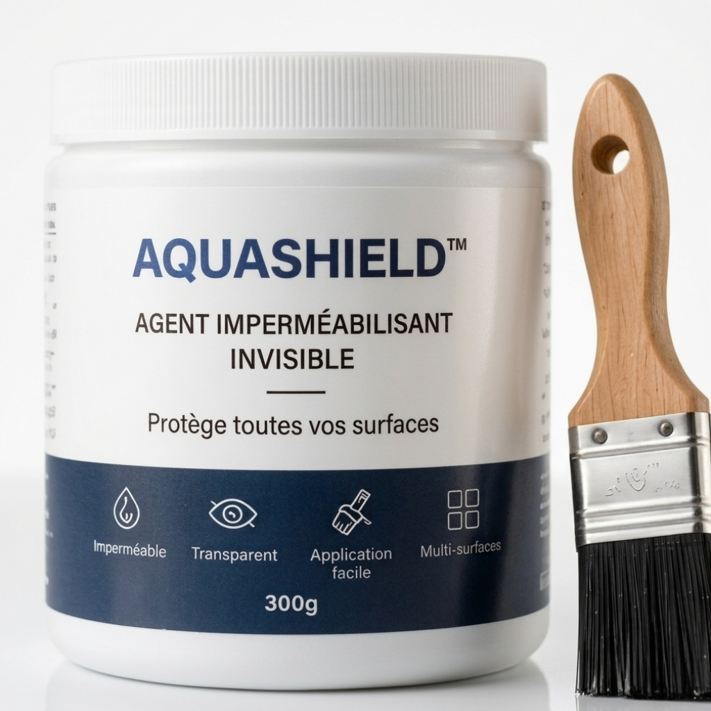 AquaShield - Packshot produit fond neutre - Agent imperméabilisant
