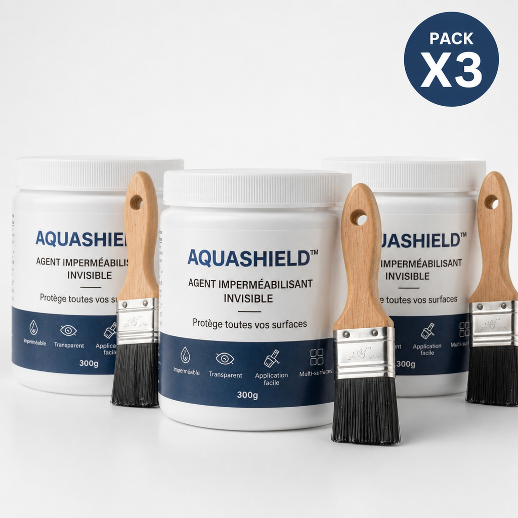 AquaShield - Pack X3 - 3 flacons agent imperméabilisant