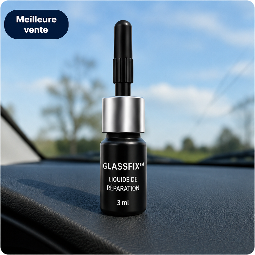 GlassFix™ – Kit de réparation pour petits impacts de pare-brise