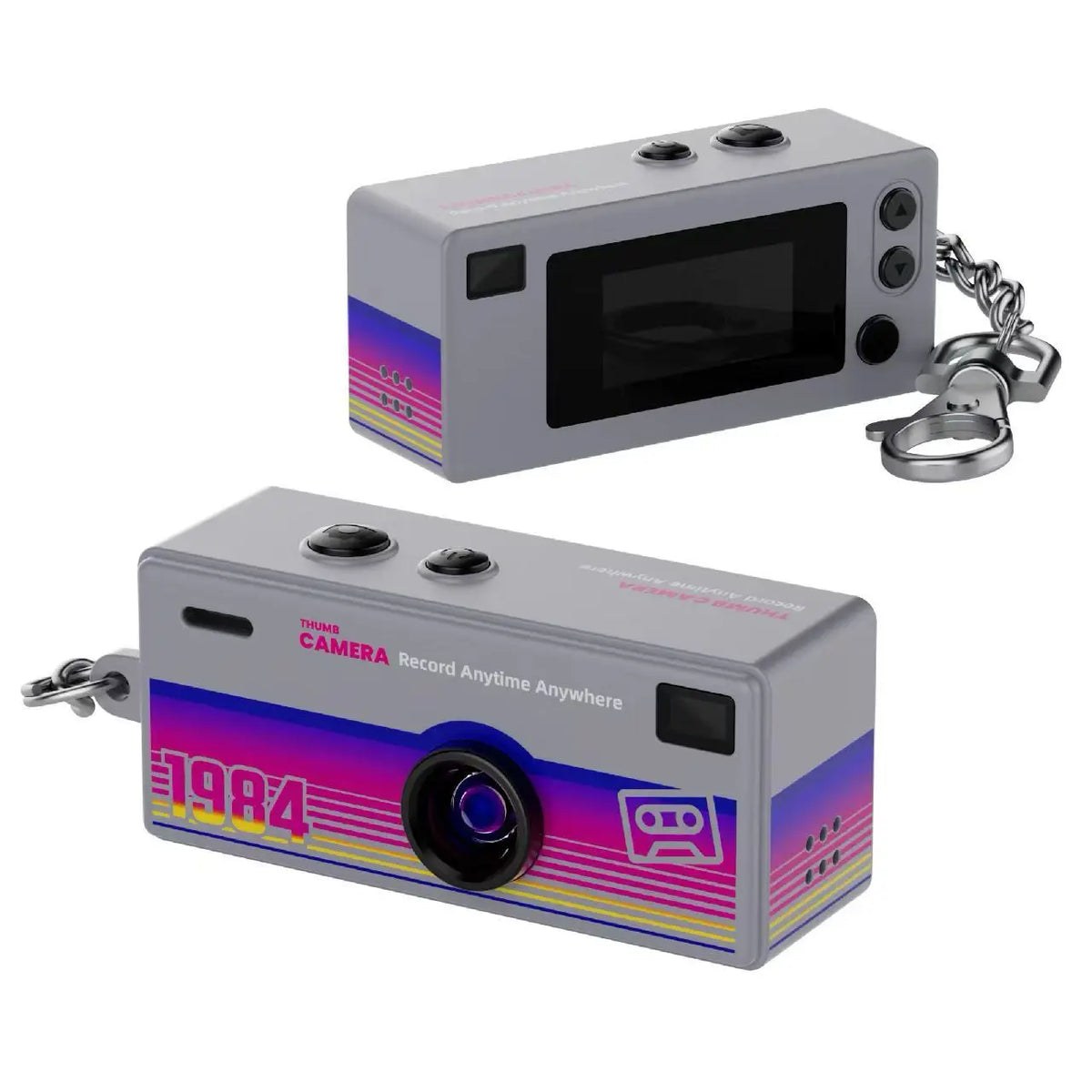 RetroSnap™ – Mini appareil photo rétro porte-clés 1080P