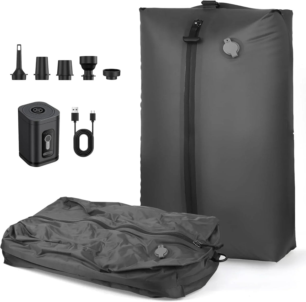 VakuStore™ – Sac de Compression Sous Vide 17L avec Pompe Électrique