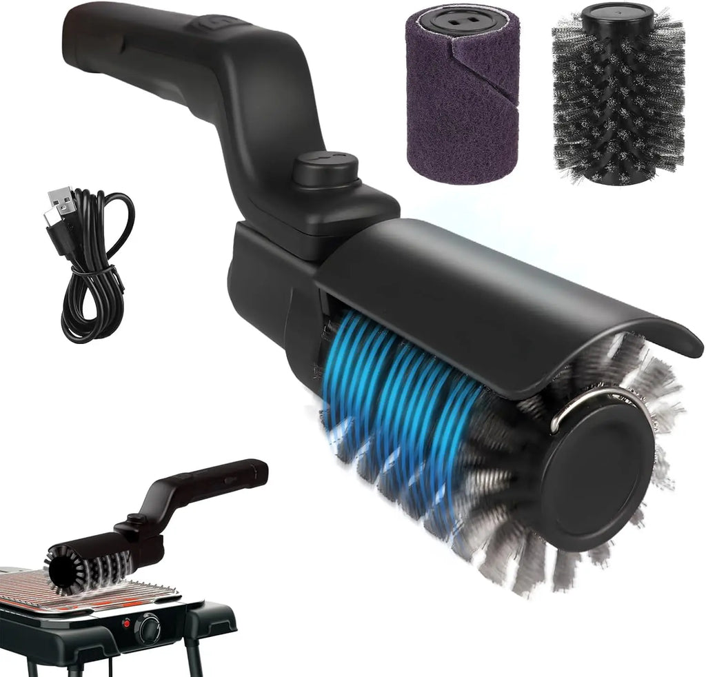 GrillBrush™ – Brosse électrique 2 en 1 pour barbecue